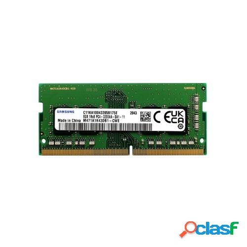 SAMSUNG DDR4 Laptop Memory 8GB 260Pin 2666MHz Soporte de