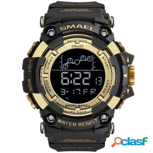 SMAEL 1802 Reloj deportivo multifuncional con estilo 50M