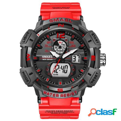 SMAEL 8045 Reloj de pulsera deportivo multifuncional para