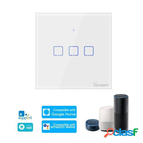SONOFF T0UK3C-TX Interruptor de luz de pared WiFi
