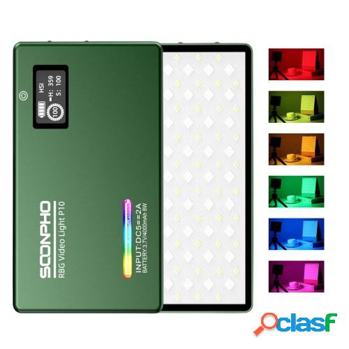 SOOPHO P10 RGB Panel de luces LED Luz de relleno de video