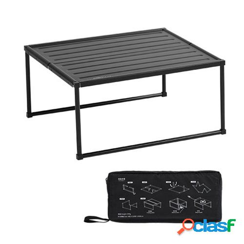 SUNDICK portátil Camping aleación de aluminio mesa