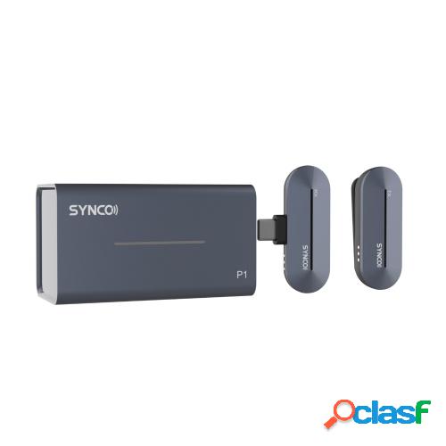 SYNCO P1T 2.4G Sistema de micrófono inalámbrico con