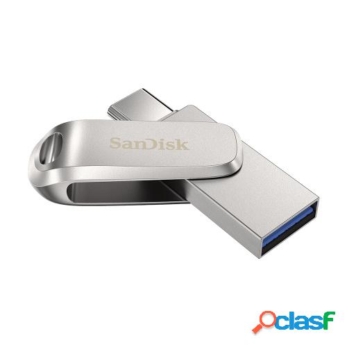 SanDisk SDDDC4 128GB OTG USB3.1 Tipo-C Metal U Disco