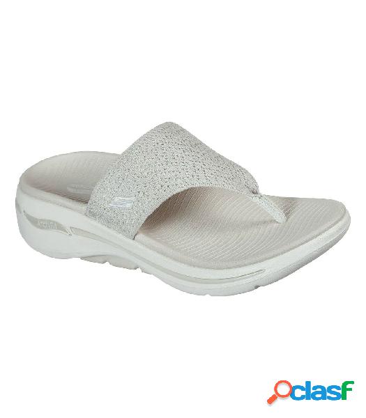 Sandalias Skechers GO Walk Arch Fit Mujer Natural 38
