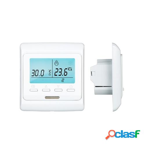 Sensor integrado de termostato inteligente programable con