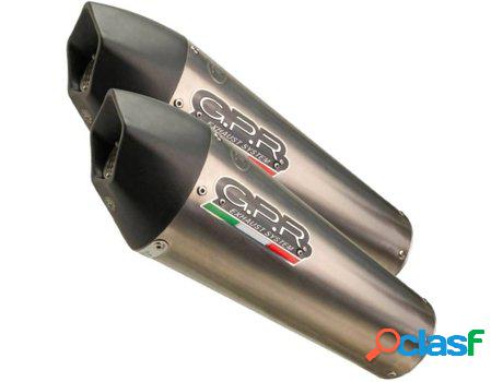 Silenciador GPR EXHAUST SYSTEMS Silencioso Duplo Slip On Gp