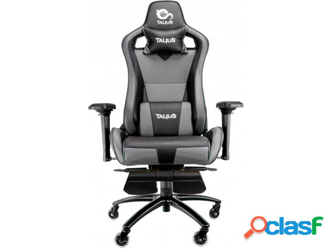 Silla Gaming TALIUS Tal-Caiman-Grey (Hasta 120 kg - Negro y