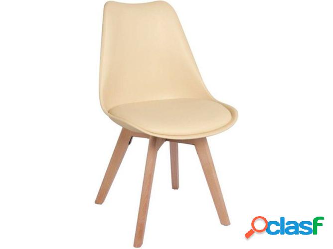 Silla REGALOS MIGUEL Synk (Crema - 53 x 82 x 53 cm -