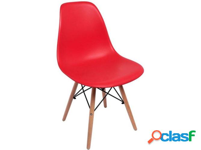 Silla REGALOS MIGUEL Tower (Rojo - 50 x 82 x 54 cm -