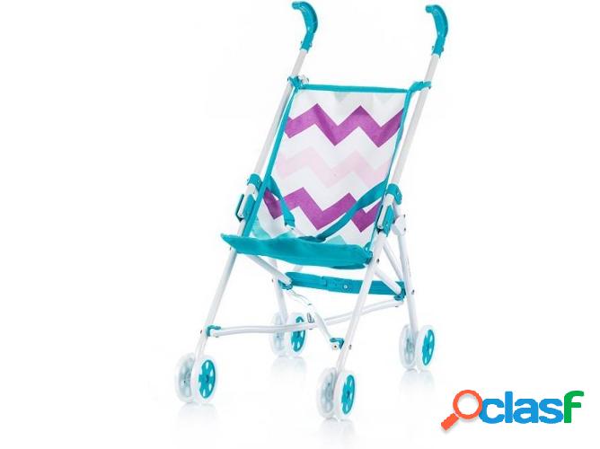 Silla de Muñeca CHIPOLINO Mini Blue Zig Zag