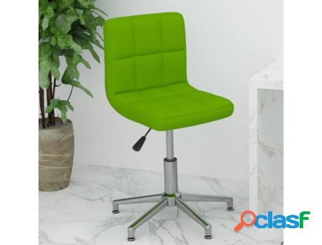 Silla de Oficina VIDAXL Giratoria Verde (Cuero artificial -