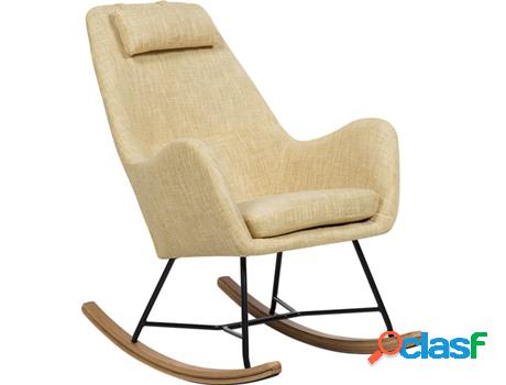 Sillas Mecedoras Arrie (Amarillo - Poliéster -92x48x116 cm)