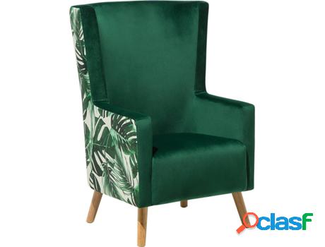 Sillón Oneida (Verde - Terciopelo -60x74x108 cm)