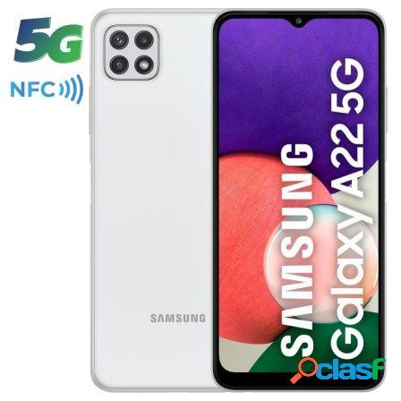 Smartphone samsung galaxy a22 4gb/ 128gb/ 6.6"/ 5g/ blanco