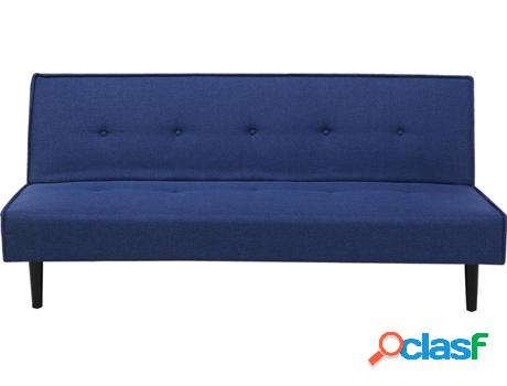 Sofá Cama Visby (Azul - Poliéster -92x180x80 cm)