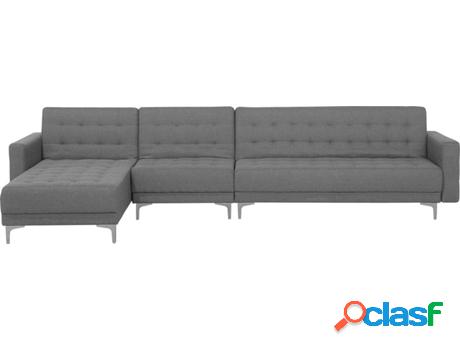 Sofá Rinconera Aberdeen (Gris - Poliéster -168x347x87 cm)