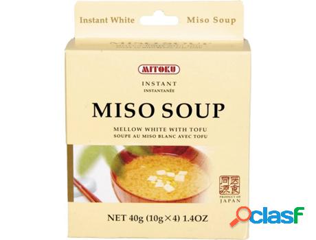 Sopa de Miso y Tofu Instantánea MITOKU (4 Unidades de 10g)