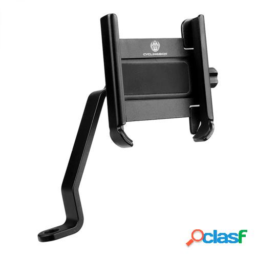Soporte de teléfono móvil de bicicleta de aleación de