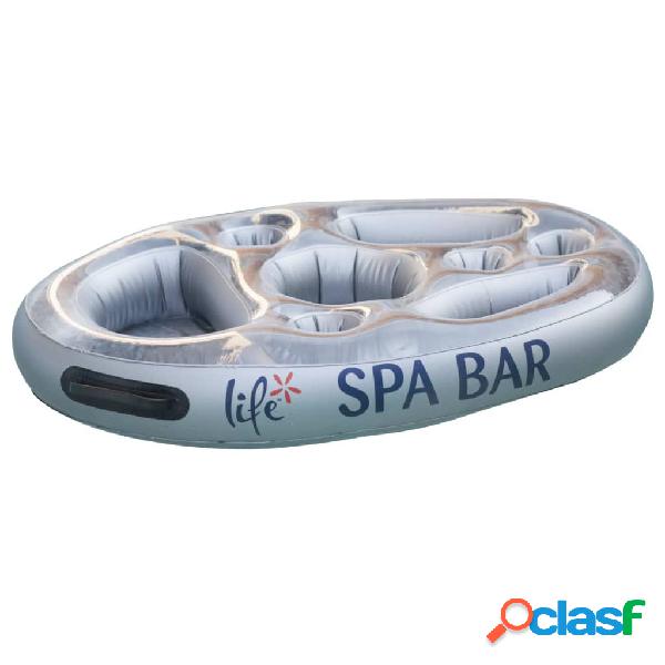 Summer Fun Flotador bar para bañera de hidromasaje plateado