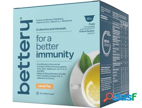 Té para Sistema Inmunitario BETTERY POD Lemon (10 Cápsulas