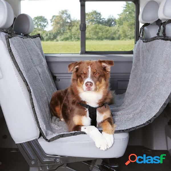 TRIXIE Funda de asiento de coche para perros gris claro