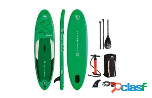 Tabla de Paddle Surf Inflable 300x76x12cm Verde