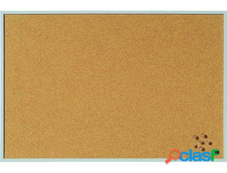 Tablero de Corcho BI-OFFICE New Basic Gris (40 x 30 cm -