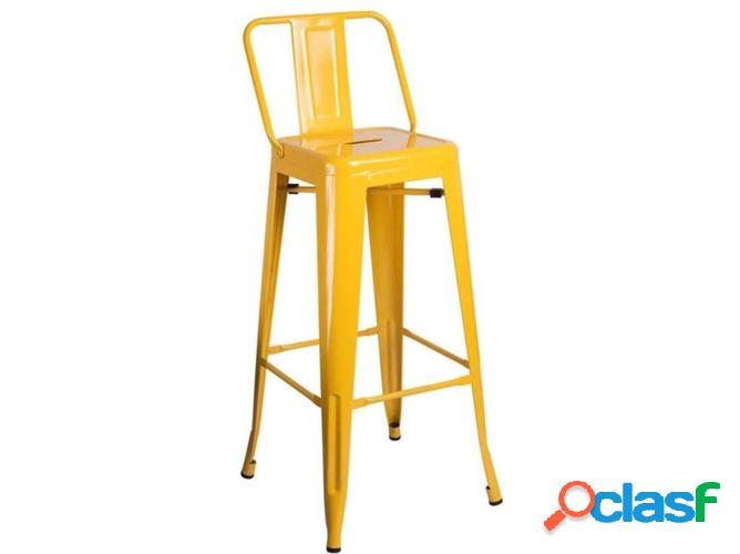 Taburete REGALOS MIGUEL Torix (Amarillo - 43 x 100 x 43 cm -