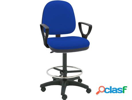 Taburete de Oficina LA SILLA DE CLAUDIA Milano Azul (Brazos