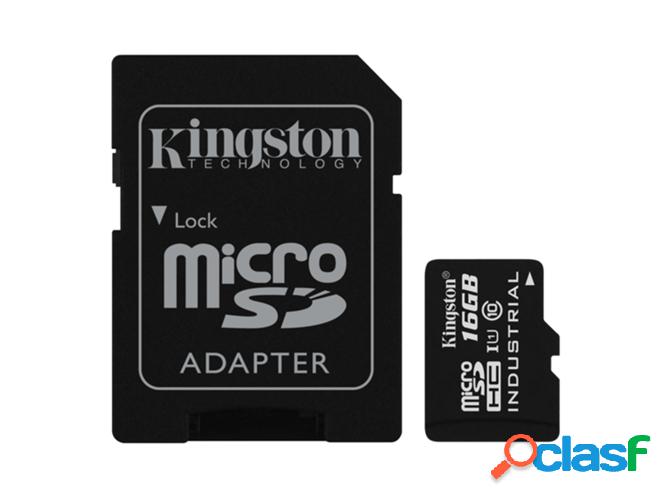Tarjeta de Memoria KINGSTON 16 GB C10 U-1 + Adaptador