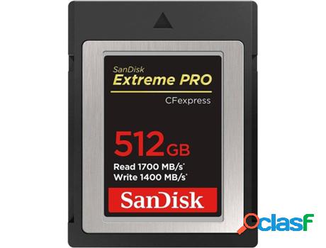 Tarjeta de Memoria Micro SDXC SANDISK Extreme Pro (512 GB -