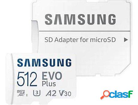 Tarjeta de Memoria MicroSDXC SAMSUNG EVO Plus (512 GB - 130
