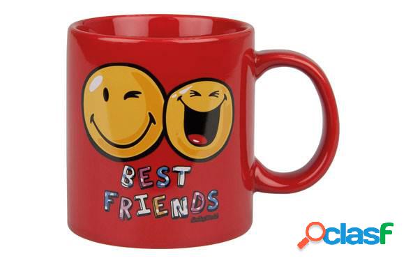 Taza cerámica Smiley best friends