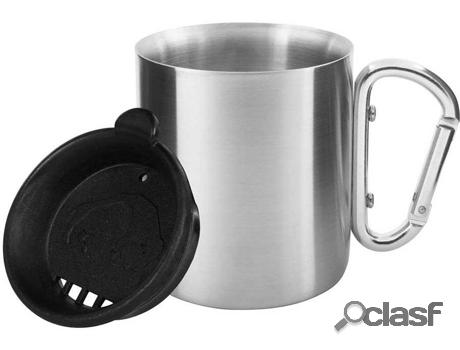 Taza para Camping TATONKA Thermo Mug Carabiner (Plástico,