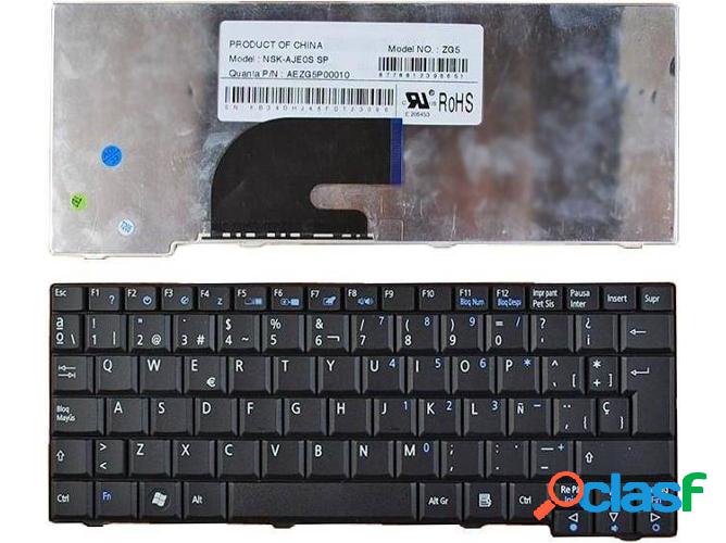 Teclado para Portátil Acer One 9J.N9482.00S Aezg5P00010