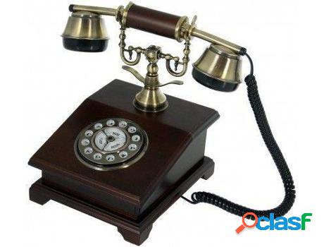 Telefono De Diseño HOGAR Y MÁS Antiguo Madera Diseño