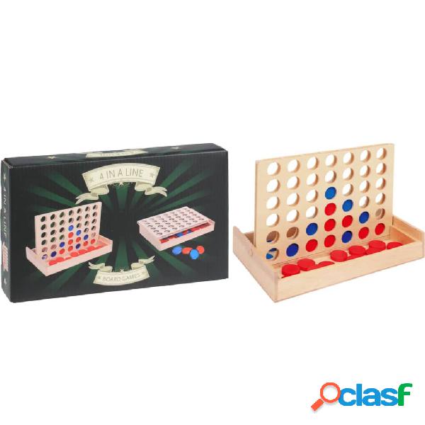 Tender Toys Juegos de mesa “Cuatro en raya” madera