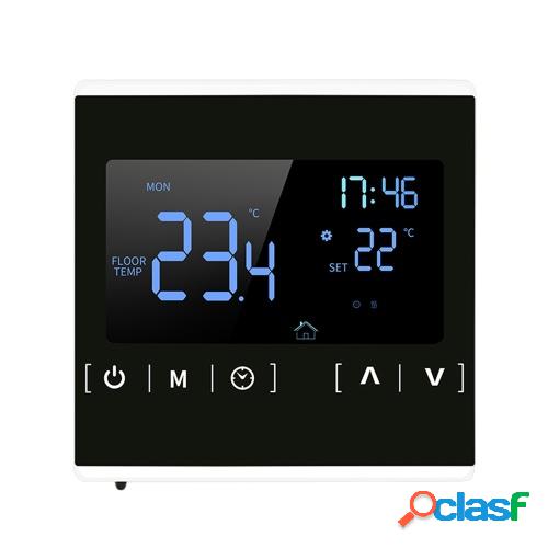 Termostato de pantalla táctil LCD inteligente para el hogar