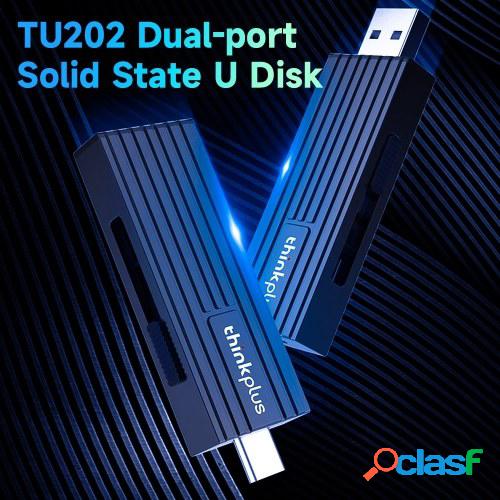 Thinkplus TU202 128GB USB3.0/Type-C Dual-port Portable Solid