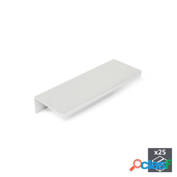 Tiradores para mueble intereje 32 mm Aluminio Anodizado mate