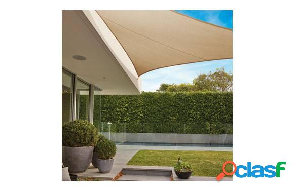 Toldo vela sombreo 'grade sail' triangular 5mt tierra 340gr