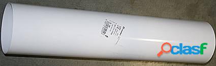Tubo Extraccion Aire 100Mmx1Mt Aluminio Blanco Alustar