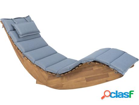 Tumbonas Brescia (Marrón - Madera de Acacia -60x180x100 cm)
