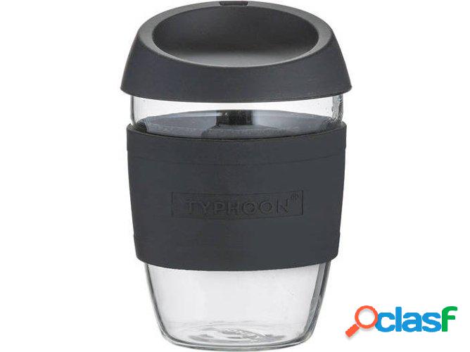 Vaso Viaje Vidrio TYPHOON Colour Black