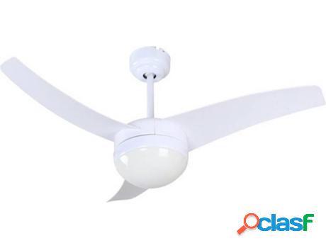 Ventilador de Techo CRISTALRECORD Bloq Blanco (68 W -