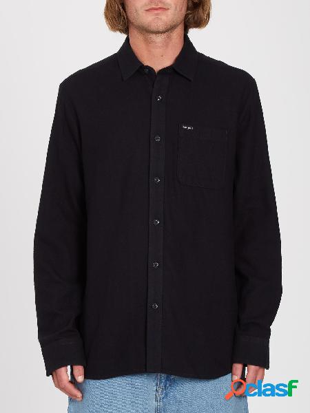 Volcom Camisa Caden Solid - BLACK