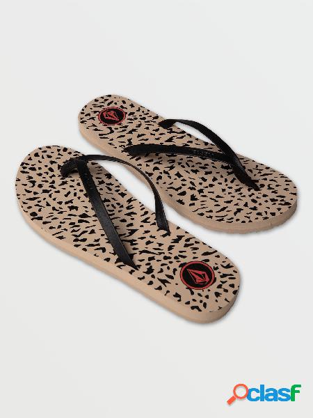 Volcom Sandalias Color Me Spring - Animal Print