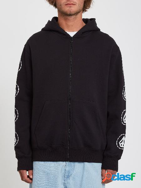 Volcom Sudadera con capucha y cremallera Extends Zip Fleece