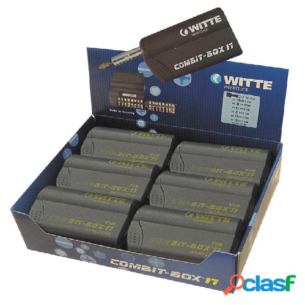 WITTE 27749 - Caja de puntas de atornillar COMBIT-BOX 17